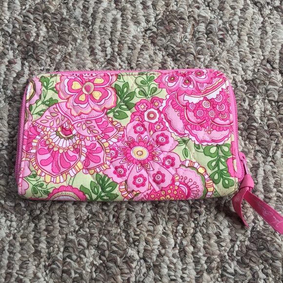 Vera Bradley Handbags - Vera Bradley Retired Petal Pink Large Wallet